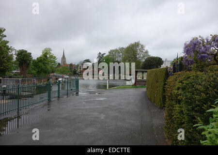 Marlow (historisch große Marlow oder Chipping Marlow) ist eine Stadt Andcivil Gemeinde Gerichtsbezirks Wycombe in South Buckinghamshire Stockfoto