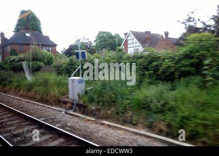 Windsor, Waterloo Zug Reise unterschiedliche Stationen Landschaft, Sehenswürdigkeiten für die Augen, oder nicht Stockfoto