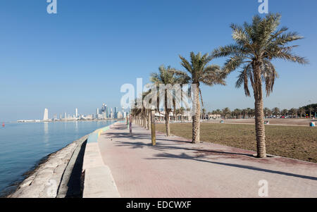 Corniche in Kuwait-Stadt, Nahost Stockfoto