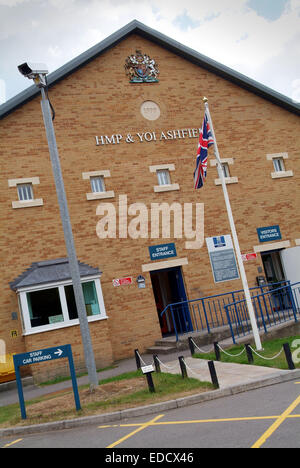 His Majesties Prison & Young Offenders Institute Ashfield, Pucklechurch, in der Nähe von Bristol. Stockfoto