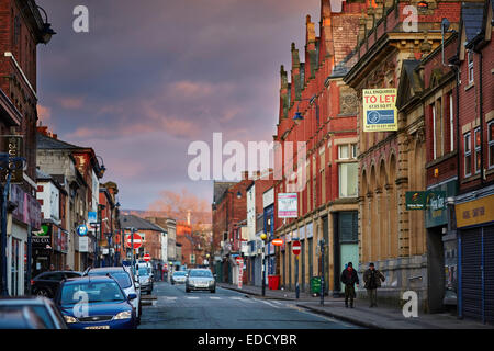 Ashton unter Lyne Tameside, Stamford Street West Stockfoto