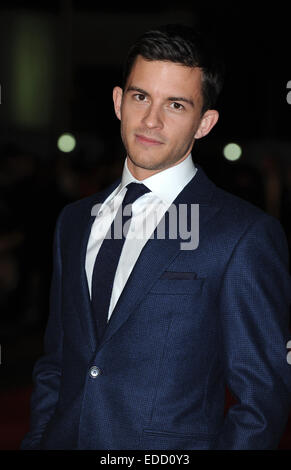 London, UK. 5. Januar 2015. Jonathan Bailey besucht die UK-Premiere von '' Testament Of Youth"an Empire Leciester Square. Bildnachweis: Ferdaus Shamim/ZUMA Draht/Alamy Live-Nachrichten Stockfoto