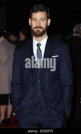 London, UK. 5. Januar 2015. Henry Garrett besucht die UK-Premiere von '' Testament Of Youth"an Empire Leciester Square. Bildnachweis: Ferdaus Shamim/ZUMA Draht/Alamy Live-Nachrichten Stockfoto