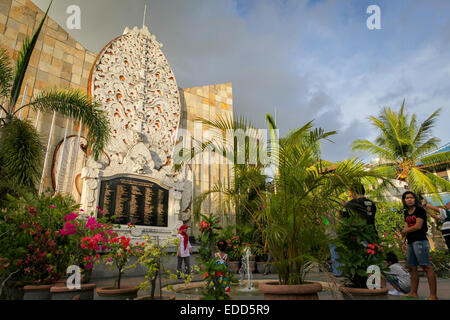 Ground Zero Monument (Bali Bombardierung Gedenkstätte) in Kuta, Bali, Indonesien. Stockfoto