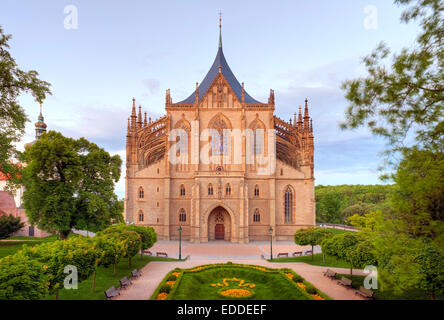 Kathedrale der Hl. Barbara, Kutna Hora, Mittelböhmen, Tschechien Stockfoto