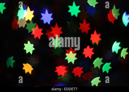 hellen Urlaub Glühbirne Hintergrund Stockfoto