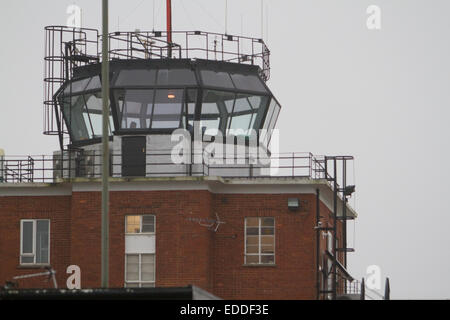 London Biggin Hill Airport Air Traffic Control tower Stockfoto