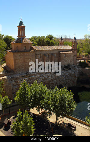 Kirche von San Cristobal, Muel, Zaragoza Stockfoto