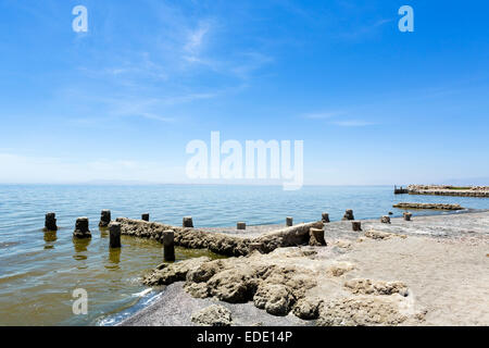 The Salton Sea in Bombay Beach, Imperial County, Kalifornien, USA Stockfoto