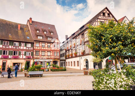 Gengenbach, Altstadt Deutschlands weiterzufahren; Schwarzwald; Schwarzwald; Kinzig-Tal; Deutschland; Europa Stockfoto