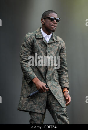 Labrinth führt beim Wireless Festival in Birmingham bei Perry Park Featuring: Labrinth wo: Birmingham, Vereinigtes Königreich bei: 4. Juli 2014 Stockfoto