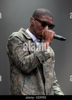 Labrinth führt beim Wireless Festival in Birmingham bei Perry Park Featuring: Labrinth wo: Birmingham, Vereinigtes Königreich bei: 4. Juli 2014 Stockfoto