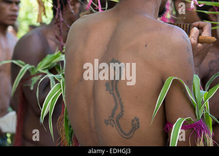 Melanesien, Provinz Makira-Ulawa, Salomon-Inseln, Insel Owaraha oder Owa Raha (früher bekannt als Santa Ana). Stockfoto