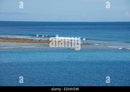 Melanesien, Provinz Makira-Ulawa, Salomon-Inseln, Insel Owaraha oder Owa Raha (früher bekannt als Santa Ana). Stockfoto