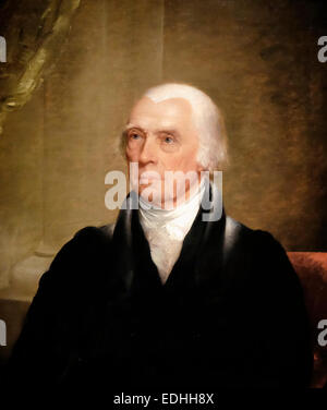 Präsident James Madison - Chester Harding 1829-1830 Stockfoto