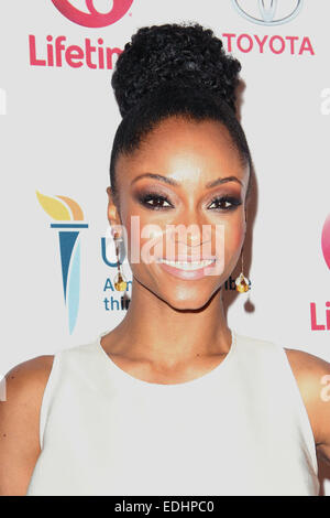 Los Angeles, Kalifornien, USA. 7. Januar 2015. Yaya DaCosta besucht Premiere von Lifetime '' Whitney'' am 6. Januar 2015 in The Paley Center for Media, Beverly Hills.California.USA. Bildnachweis: TLeopold/Globe Fotos/ZUMA Draht/Alamy Live-Nachrichten Stockfoto