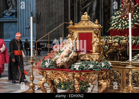 Heilige Messe der Erscheinung des Herrn-Papst Stockfoto