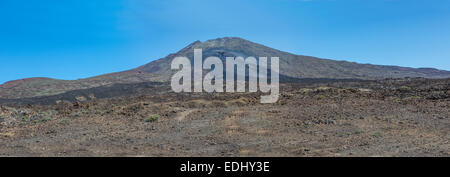 Vulkan Pico Viejo, 3135 m, Panoramablick, aus Sicht der Las abgelagert del Teide Nationalpark Teide Stockfoto