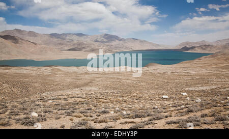 Yashilkul See auf der Pamir Highway, M41, Provinz von Gorno-Badakhshan, Tadschikistan Stockfoto