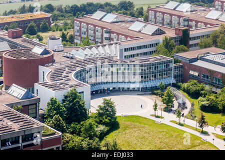 Luftaufnahme, Universität Krankenhaus Regensburg, Regensburg, Oberpfalz, Bayern, Deutschland Stockfoto