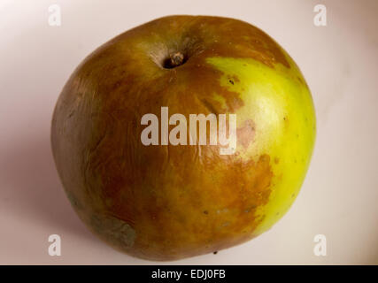 Fauler Apfel Stockfoto