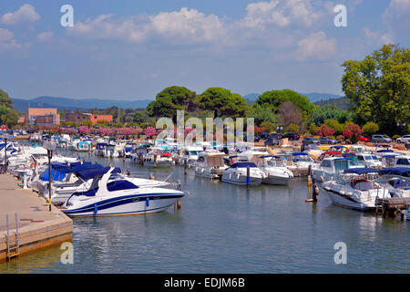 Hafen von La Londe-Les-Maures in Frankreich Stockfoto