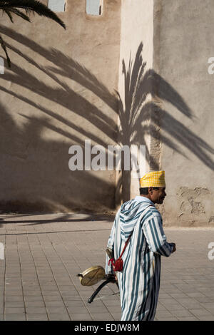 Innerhalb der Mauern der Medina in Essaouira, ein UNESCO-Weltkulturerbe in Marokko. Stockfoto