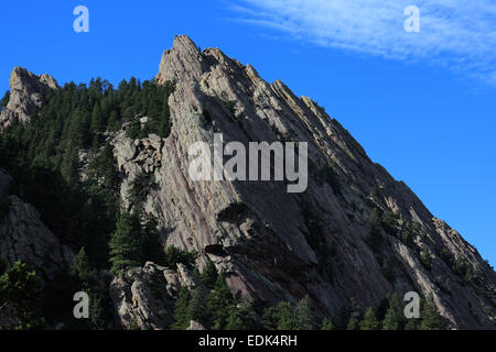 Flatiron Berg Felsformationen Boulder Colorado Stockfoto