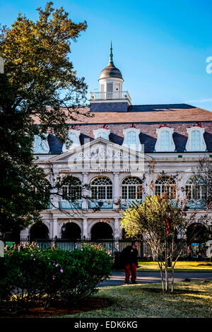 Die Louisiana State Museum Cabildo in Chartres Street gegenüber dem Jackson Square in New Orleans LA Stockfoto