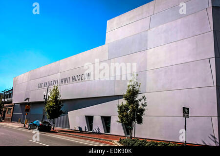 Das Nationalmuseum des zweiten Weltkriegs im Warehouse/Arts District von New Orleans LA Stockfoto