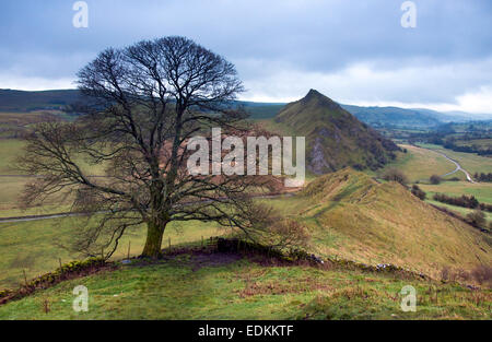 Blick von Chrome Hill im Peak District, Derbyshire England UK Stockfoto