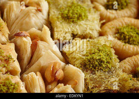 Sortierte Baklava Gebäck aus einer Bäckerei in New Jersey USA Stockfoto