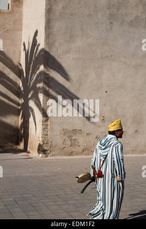 Innerhalb der Mauern der Medina in Essaouira, ein UNESCO-Weltkulturerbe in Marokko. Stockfoto