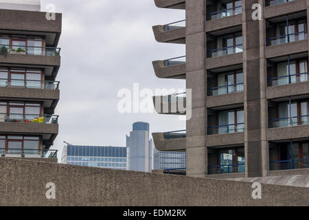 Vorwerk-zustandes brutalist Architecture in Beton, London, UK Stockfoto