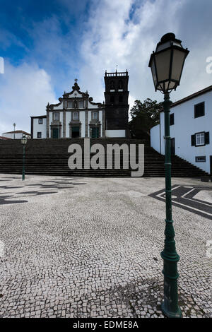 Die Stadt Ribeira Grande auf der Insel San Miguel auf den Azoren Stockfoto