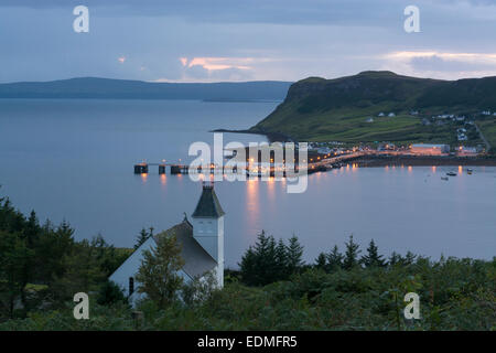 Uig bei Dämmerung Isle Of skye Stockfoto