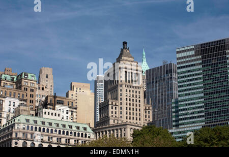 Die Standard Oil Building auf 26 Broadway an der Bowling Green Lower Manhattan in New York City, USA Stockfoto