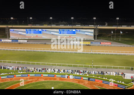 Meydan Racecourse, Dubai, Vereinigte Arabische Emirate, Naher Osten Stockfoto