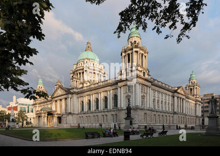 Rathaus in Belfast, Nordirland Stockfoto