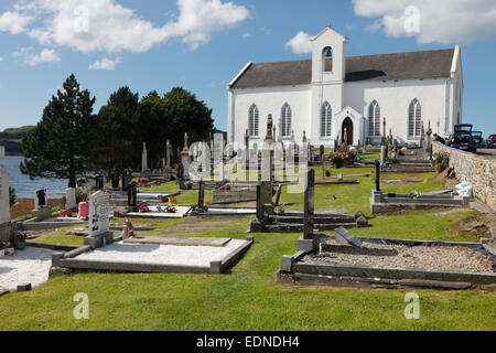 St. Columba Kirche, Massmount, Fanad, County Donegal, Irland Stockfoto