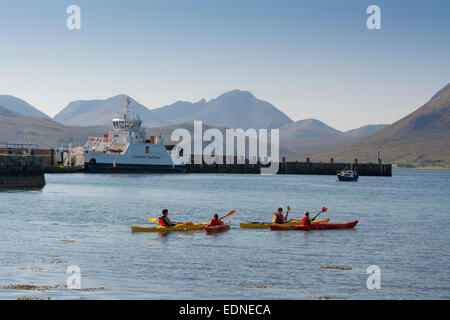 Inverarish Sconser Calmac ferry, raasay Stockfoto