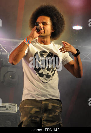 Godiva Festival 2014 - Tag 2 Mitwirkende: Afrojosh wo: Coventry, Vereinigtes Königreich bei: 5. Juli 2014 Stockfoto