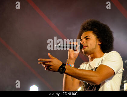 Godiva Festival 2014 - Tag 2 Mitwirkende: Afrojosh wo: Coventry, Vereinigtes Königreich bei: 5. Juli 2014 Stockfoto