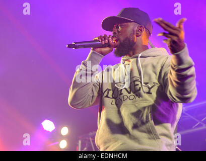 Godiva Festival 2014 - Tag 2 Mitwirkende: Ghetts wo: Coventry, Vereinigtes Königreich bei: 5. Juli 2014 Stockfoto