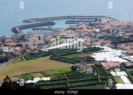 Ansicht von Vila Franca Campo, São Miguel, Azoren, Portugal Stockfoto