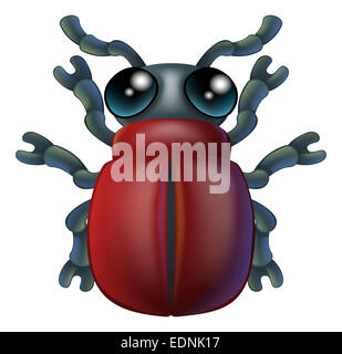 Ein Beispiel für eine Comicfigur Insekt Fehler Stockfoto