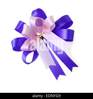 Geschenk-Bogen isoliert Stockfoto