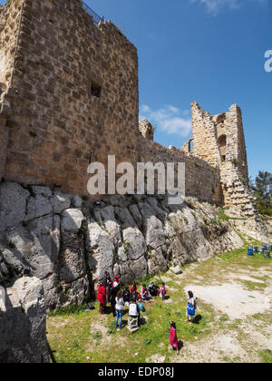 Burg von Ajloun, Jordanien Stockfoto