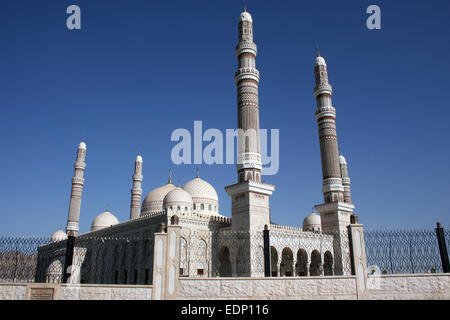 Die Al Saleh Moschee in Sanaa, Jemen Stockfoto