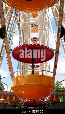 Nahaufnahme von einem Riesenrad Stockfoto